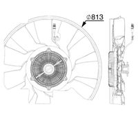 Thumbnail - Koelventilatorwiel - CFF521000P - MAHLE
