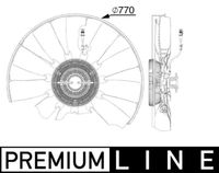 Thumbnail - Koelventilatorwiel - CFF513000P - MAHLE