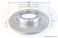 Disc frana COMLINE, Cod: ADC1598