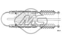 жило, ръчна спирачка