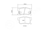 BREMBO High performance remblokkenset 3