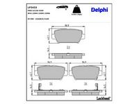 комплект спирачно феродо, дискови спирачки