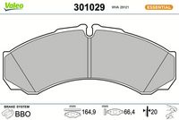 Bremsbelagsatz, Scheibenbremse