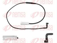 предупредителен контактен сензор, износване на накладките