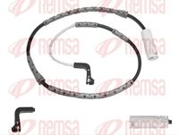 предупредителен контактен сензор, износване на накладките