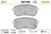 Bremsbelagsatz, Scheibenbremse