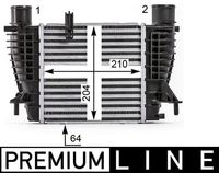 Thumbnail - Intercooler, inlaatluchtkoeler - CI533000P - MAHLE