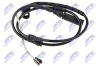 предупредителен контактен сензор, износване на накладките