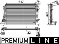 Thumbnail - Intercooler, inlaatluchtkoeler - CI162000P - MAHLE