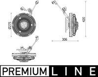 Thumbnail - Koppeling, radiateurventilator - CFC259000P - MAHLE