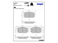 комплект спирачно феродо, дискови спирачки