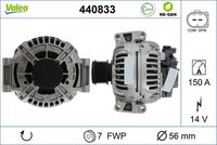 Generator / Alternator VALEO, Cod: 440833