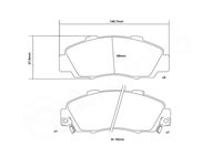 BREMBO High performance remblokkenset 3