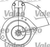 Starter VALEO, Cod: 455914