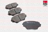 Комплект спирачно феродо, дискови спирачки BP372 FAI AutoParts