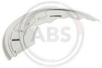 Spritzblech, Bremsscheibe