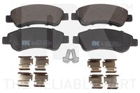 Bremsbelagsatz, Scheibenbremse