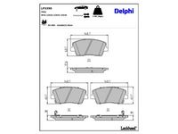 комплект спирачно феродо, дискови спирачки