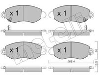 Комплект спирачно феродо, дискови спирачки 22-0320-0 METELLI