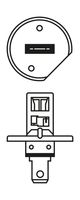 Glühlampe, Fernscheinwerfer Glühlampe, Fernscheinwerfer