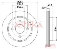 Disc frana ASHIKA, Cod: 61-00-0308C