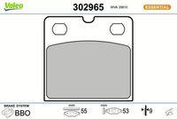 комплект спирачно феродо, дискови спирачки