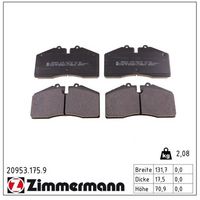 комплект спирачно феродо, дискови спирачки