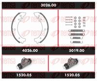 спирачен комплект, барабанни спирачки