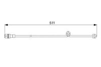 Warnkontakt, Bremsbelagverschleiß