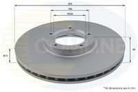 Disc frana COMLINE, Cod: ADC1205V