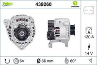 Generator / Alternator VALEO, Cod: 439260