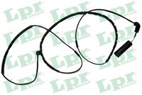 предупредителен контактен сензор, износване на накладките