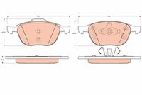 Bremsbelagsatz, Scheibenbremse