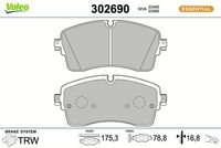 Bremsbelagsatz, Scheibenbremse