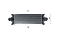Thumbnail - Intercooler, inlaatluchtkoeler - CI681000S - MAHLE