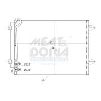 Condensator, climatizare MEAT & DORIA, Cod: 991052