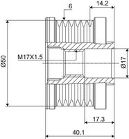Ελεύθερη περιστροφή γεννήτριας VALEO NEW SPARE PART