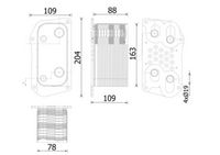 Thumbnail - Oliekoeler, motorolie - CLC318000S - MAHLE