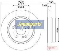 Disc frana JAPANPARTS, Cod: DP-0506C