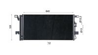 Thumbnail - Condensor, airconditioning - AC1079000S - MAHLE