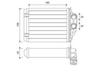 Wärmetauscher, Innenraumheizung