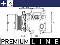 Thumbnail - Compressor, airconditioning - ACP1336000P - MAHLE