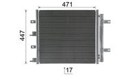 Thumbnail - Condensor, airconditioning - AC481000S - MAHLE