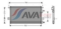 Condensator / Radiator aer conditionat AVA Clever Choice, Cod: CR5037