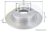 Disc frana COMLINE, Cod: ADC1128