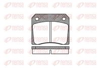 комплект спирачно феродо, дискови спирачки