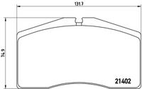 Σετ τακάκια, δισκόφρενα PRIME LINE