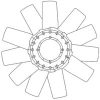 Thumbnail - Koelventilatorwiel - CFW78000P - MAHLE