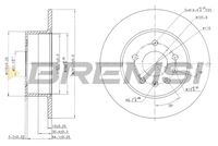 Спирачен диск CD7083S BREMSI
