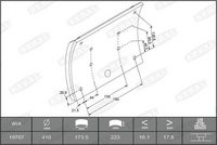 BERAL Remvoeringsset, trommelrem 2